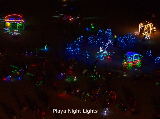 Playa night lights.