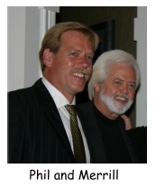 Phil Morrell and Merrill Osmond of the Merrill Foundation.