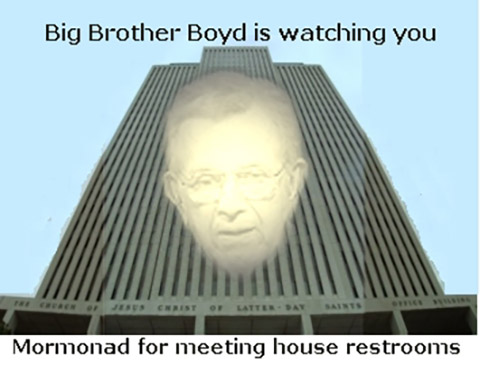 Boyd K Packer watching over you from COB.