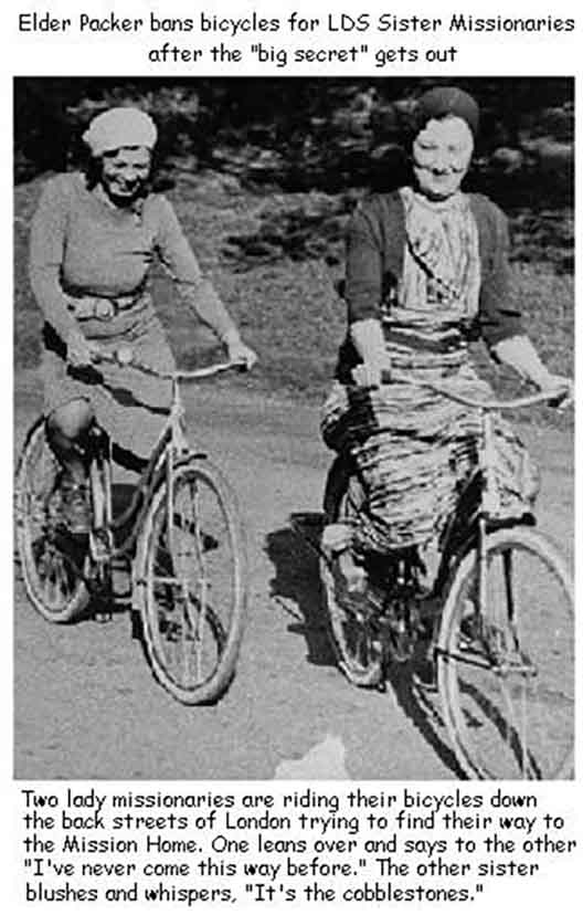 Boyd K Packer sisters masturbating bicycles.