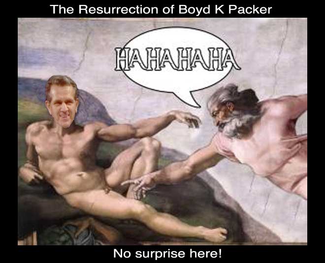 Boyd K Packer resurrection.