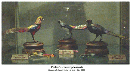 Boyd K Packer pheasants.