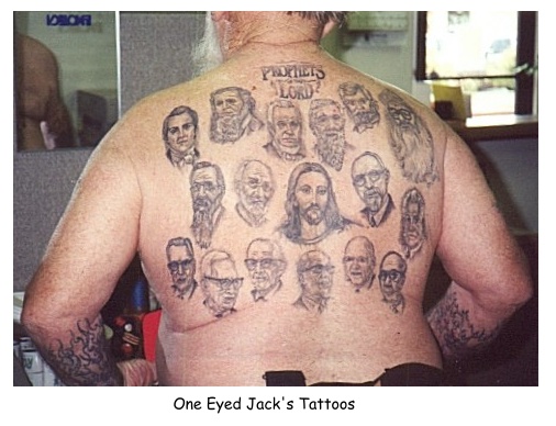 Jack Armstrong - One Eyed Jack's Tattoos by Patti Jo.
