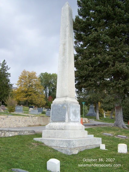 John Taylor grave marker monolith phallus symbol.