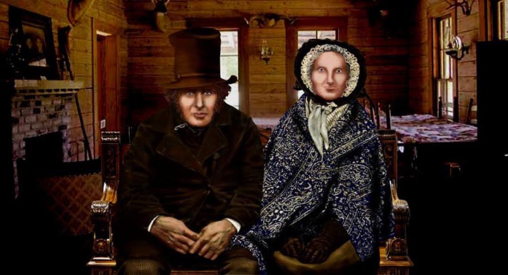 Joseph Smith, Sr. and Lucy Mack Smith by grindael.
