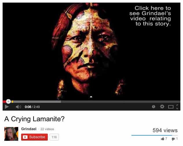 Crying Lamanite by Grindael.