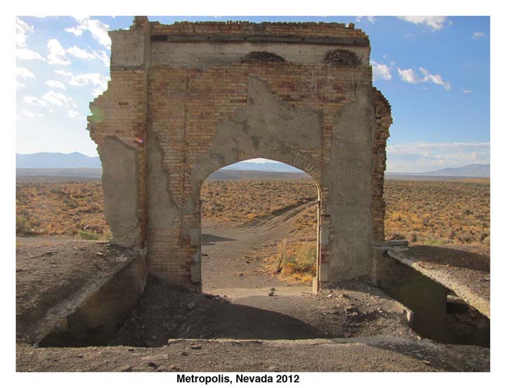 Metropolis, Nevada ruins.