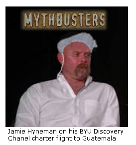 Mythbuster Jamie Hyneman witnesses LDS stigmata.