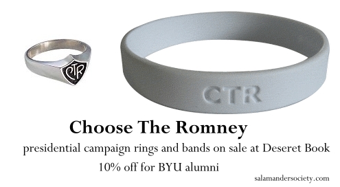 Choose the Romney presidential campaign ring and band.