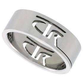 CTR stainless steel ring.
