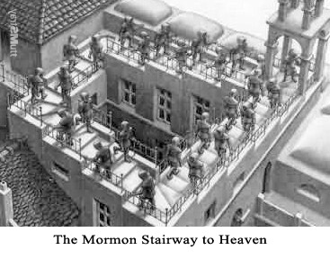 Mormon stairway to heaven.