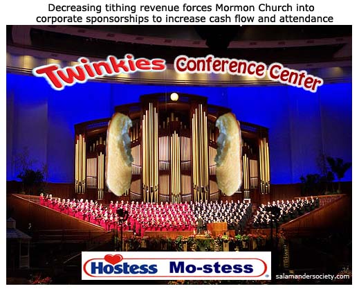Hostess Twinkies Mormon Church.