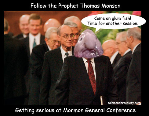 Thomas Monson glum fish general conference fish faces and lips.