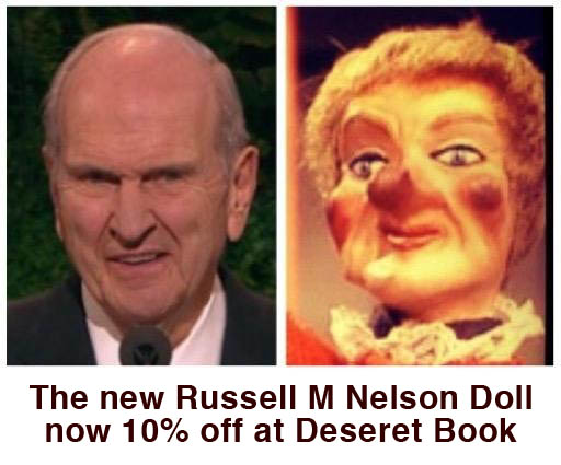 Russell M Nelson doll Deseret Book.