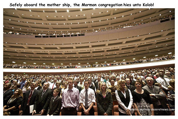 The Mormon Mother Ship to Kolob.