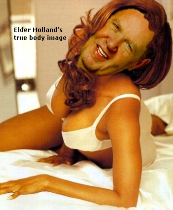 Jeffrey Holland's new body image.