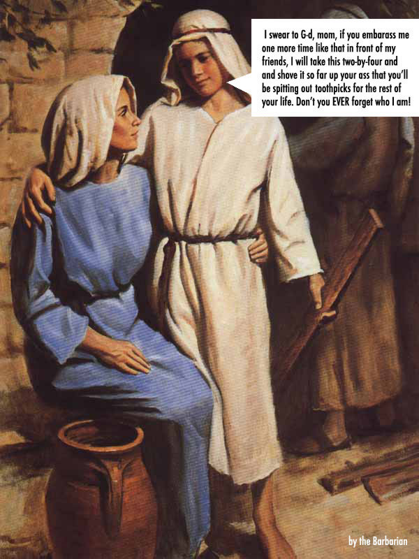 Mormon Jesus and Mary.