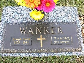 Wanker headstone - Joseph Smith.
