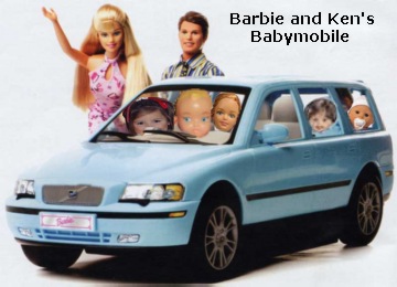 Mormon Barbie van.