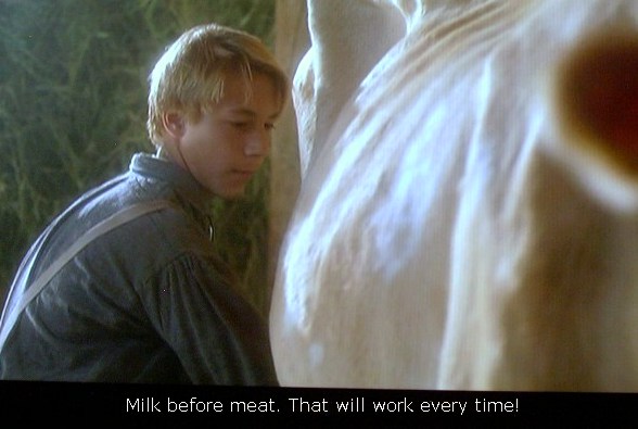 Joseph Smith milk before meat.