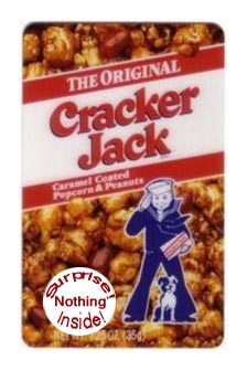 Mormon Cracker Jack box - No surprise.