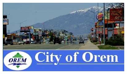 Orem City Utah Main Stree.