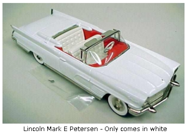 Lincoln Mark E - only comes in white.