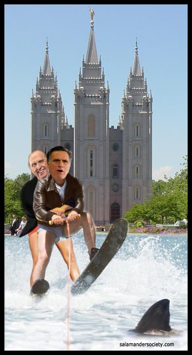 Mitt Romney Mormon Fonzie Scheme - Thomas Monson.
