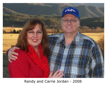 Randy and Carrie Jordan 2008.