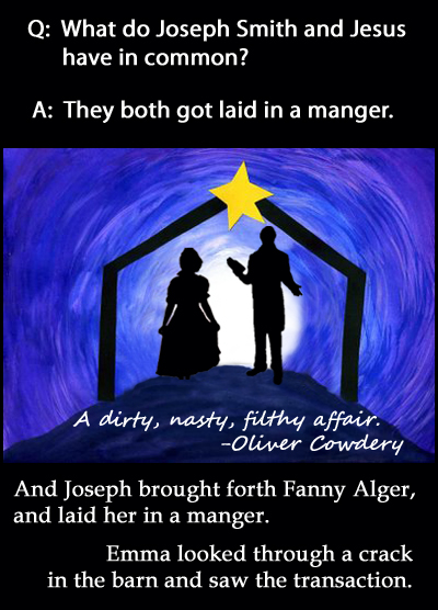 Joseph Smith and Jesus Get laid.