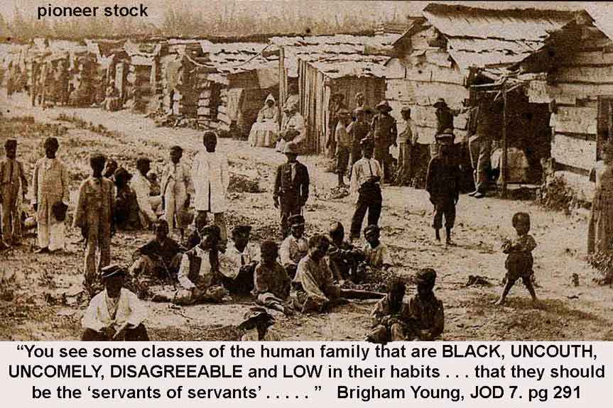 Blacks and Mormons.