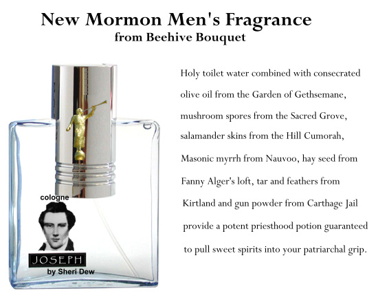 Joseph Smith cologne by Sheri Dew.