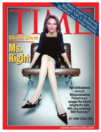 Sheri Dew on Time Magazine cover - Will she embrace Mitt Romney?