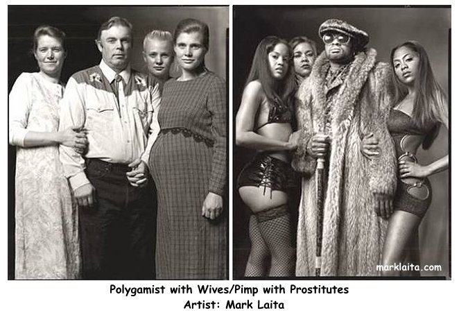 Mark Laita - Polygamist with wives-pimp with prostitutes.