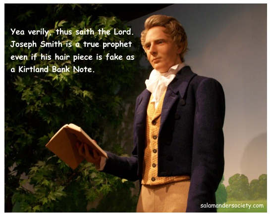 Joseph Smith bad hair piece.