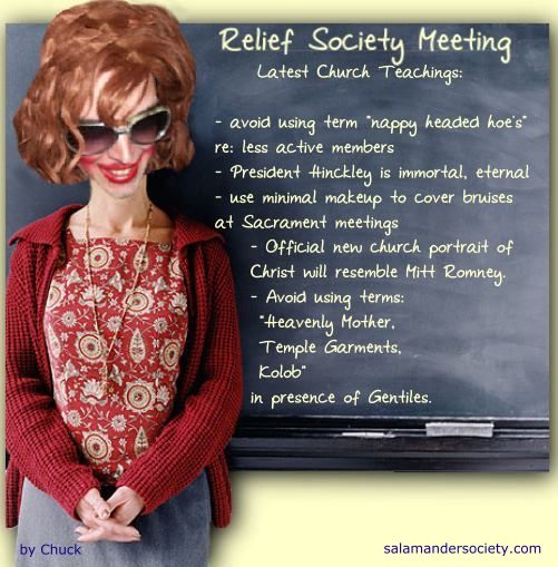 Mormon Relief Society rules.