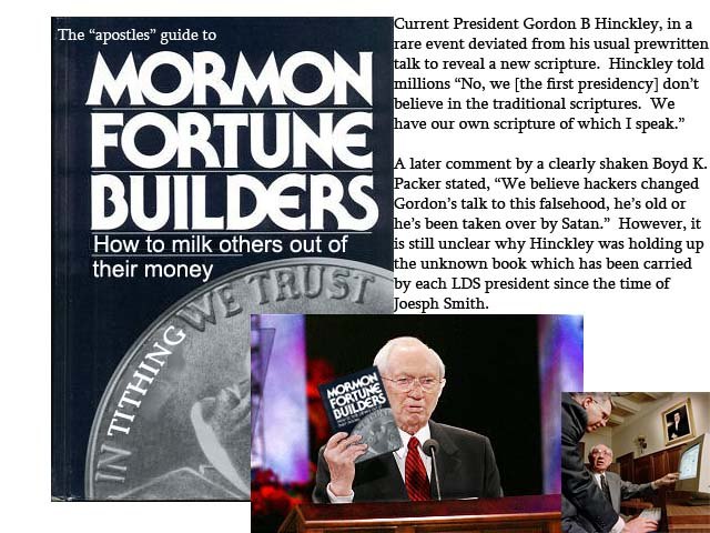 Mormon fortune hunters.