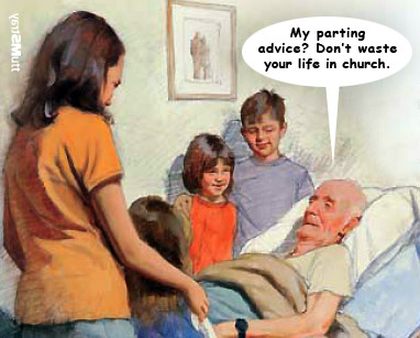 Deathbed advice to avoid Mormon Church.