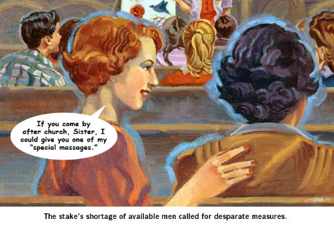 Mormon massage.