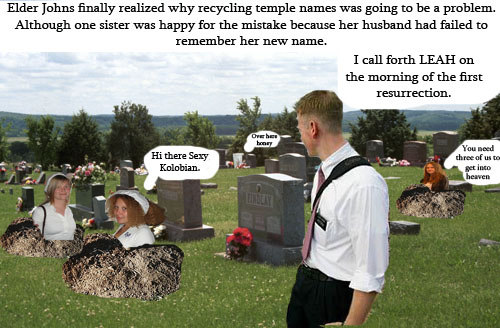 Mormon recycled temple names.