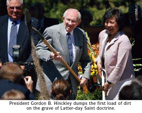 Mormon Doctrine buried by Gordon B Hinckley.