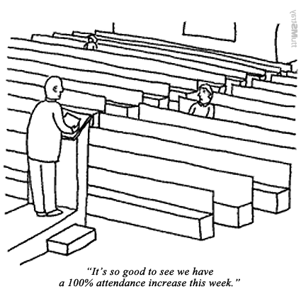 Mormon attendance.