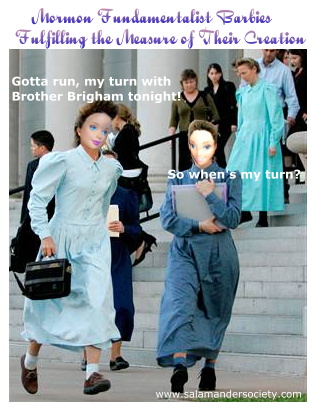 Mormon fundamentalist Barbies.