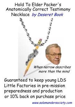 Boyd Packer - Hold to the Pencil Necklace by Deseret Book.