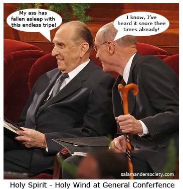 Thomas Monson fart in general conference.