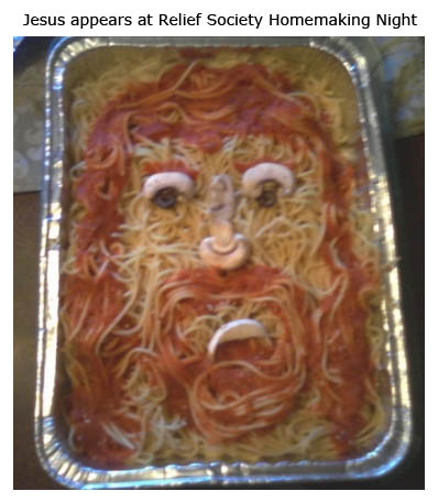Jesus appears to Relief Society Homemaking Night.