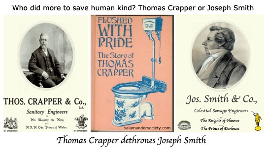 Joseph Smith vs Thomas Crapper.