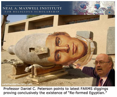Daniel C Peterson presents reformed egyptian evidence.