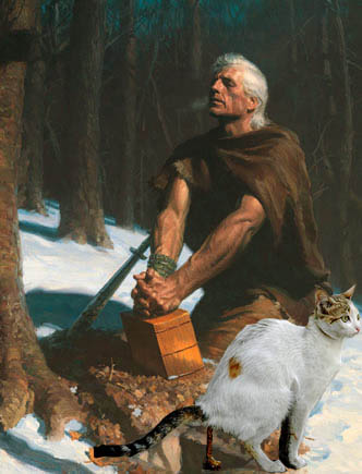 Gold Plates, Moroni cat poop by edmarc.