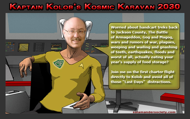 Kaptain Kolob, Daniel C Petersen's Kosmic Karavan Tours, Deseret News, BYU, Mormon.